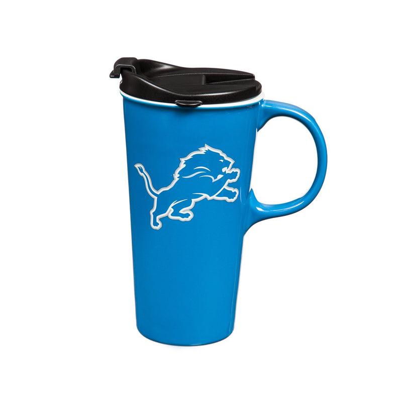 Detroit Lions, 17oz Boxed Travel Latte,3ctc013810