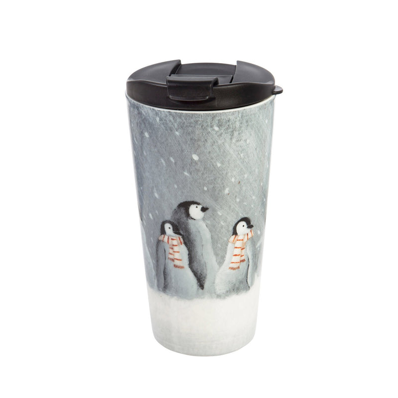 Ceramic Travel Cup, 17 OZ. ,w/box, Penguins,3ctc017185