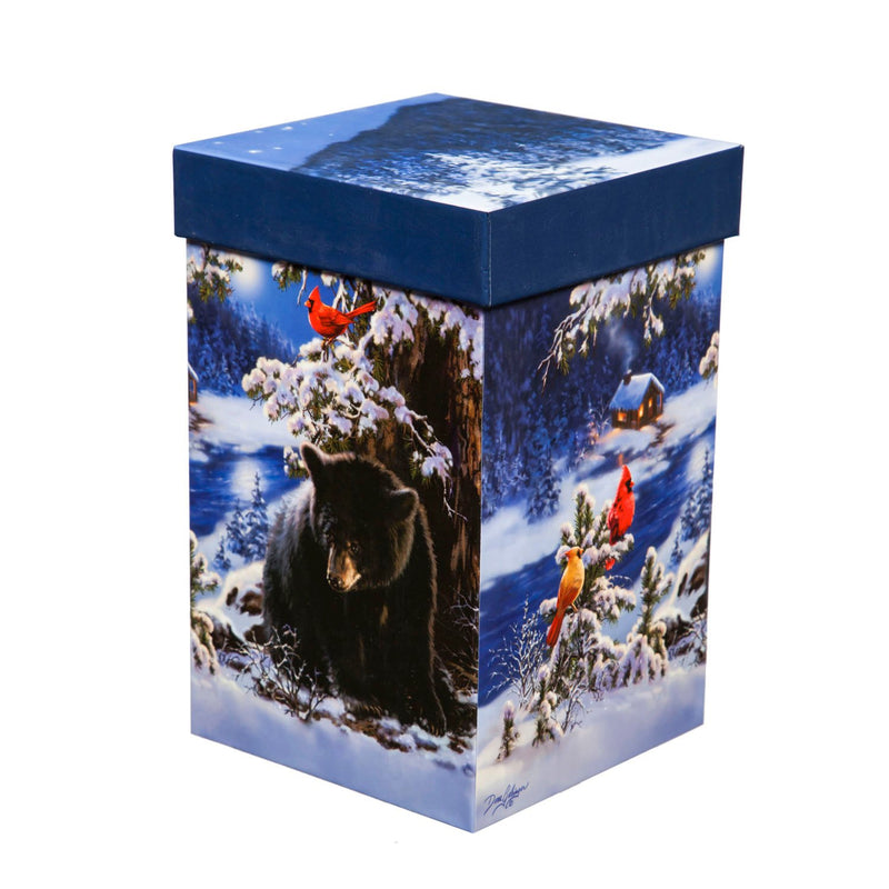 Ceramic Travel Cup, 17 OZ. ,w/box, Merry Little Christmas Bear,3ctc017790