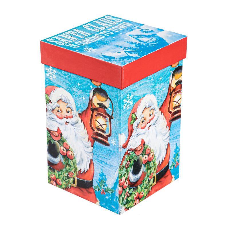 Ceramic Travel Cup, 17 OZ. ,w/box, Santa Clause is coming to town,3ctc017899