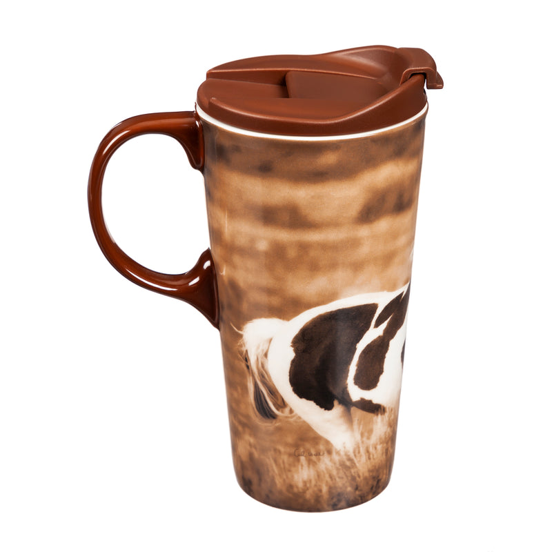 Realistic Horse Ceramic Perfect Cup, 17 oz.,3ctc5312