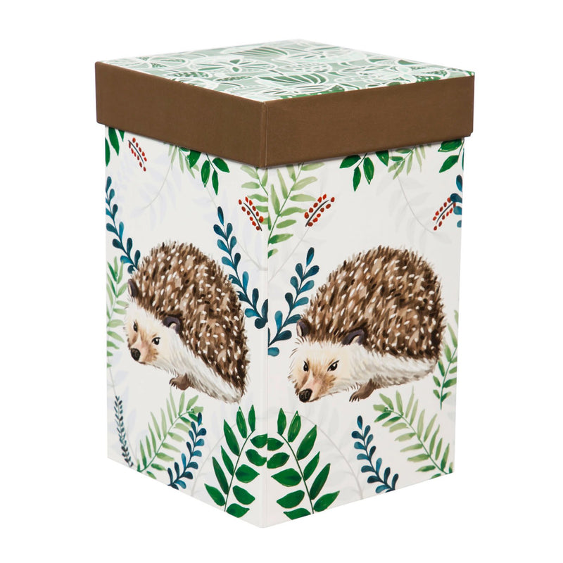 Ceramic Travel Cup, 17 OZ. ,w/box and Tritan Lid, Bountiful Woodlands, 2 Asst : Squirrel/Hedgehog,3ctc94t7726