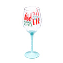 Wine Glass w/ Box, 12 oz., Ho Ho Whole Bottle,3cwg186