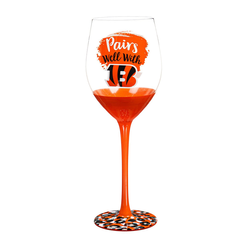 Cincinnati Bengals, 17oz Boxed Stemware,3cwg3806