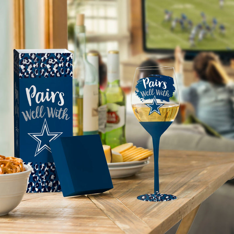 Dallas Cowboys, 17oz Boxed Stemware,3cwg3808