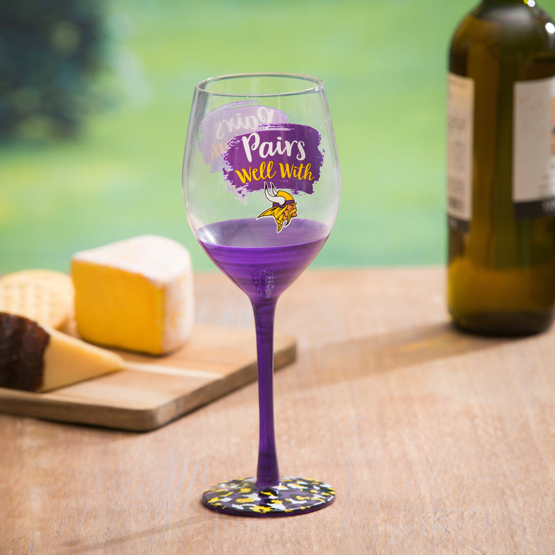 Minnesota Vikings, 17oz Boxed Stemware,3cwg3817