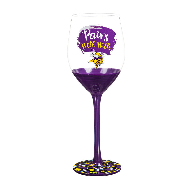 Minnesota Vikings, 17oz Boxed Stemware,3cwg3817