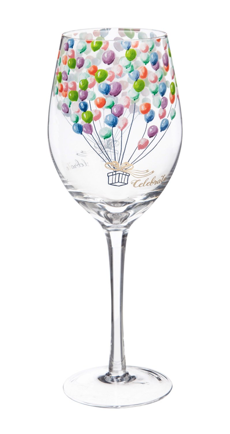 Wine Glass w/ box, 12 oz., Celebrate,3cwg6879