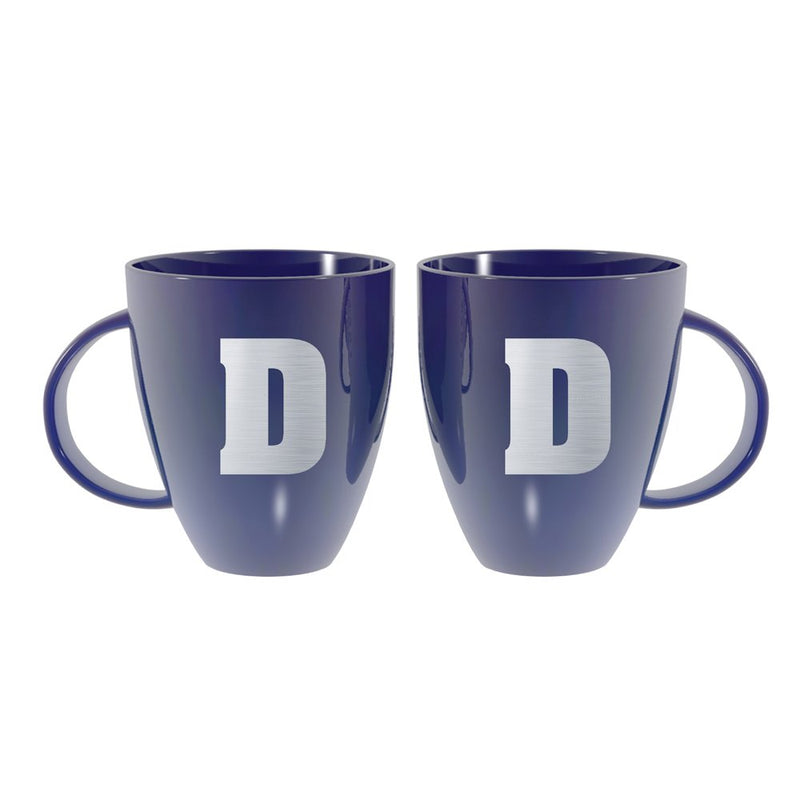 Team Sports America Dallas D Dark Blue Lustre Bistro Coffee Mug, 18 Ounces