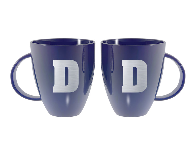 Team Sports America Dallas D Dark Blue Lustre Bistro Coffee Mug, 18 Ounces
