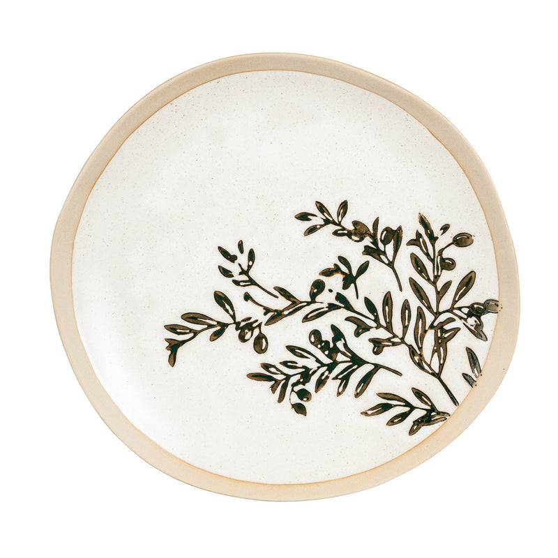 Ceramic 10" Dinner Plate, Olive Market Collection,3dr7868