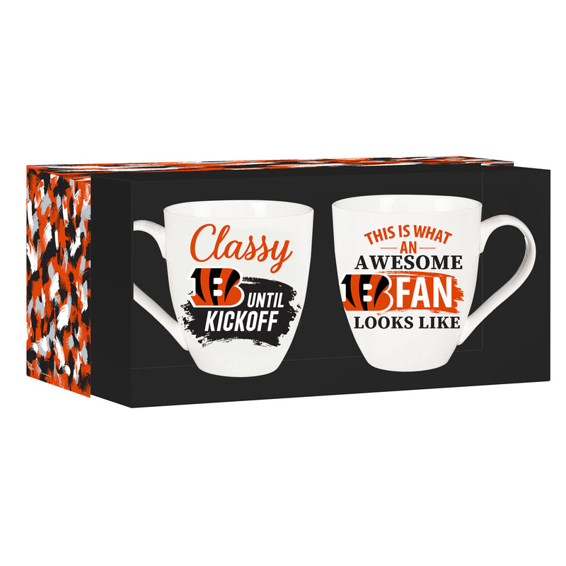 Cincinnati Bengals, Ceramic Cup O'Java 17oz Gift Set,3mcf3806