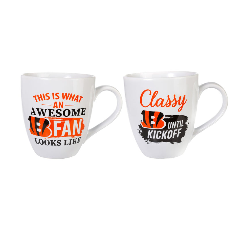 Cincinnati Bengals, Ceramic Cup O'Java 17oz Gift Set,3mcf3806