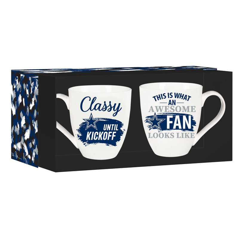 Dallas Cowboys, Ceramic Cup O'Java 17oz Gift Set,3mcf3808