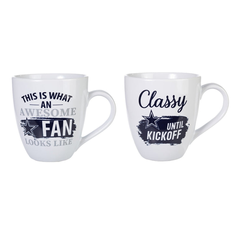 Dallas Cowboys, Ceramic Cup O'Java 17oz Gift Set,3mcf3808