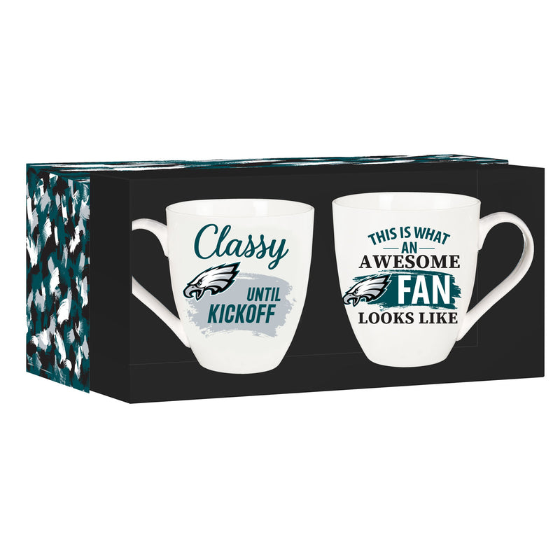 Philadelphia Eagles, Ceramic Cup O'Java 17oz Gift Set,3mcf3823