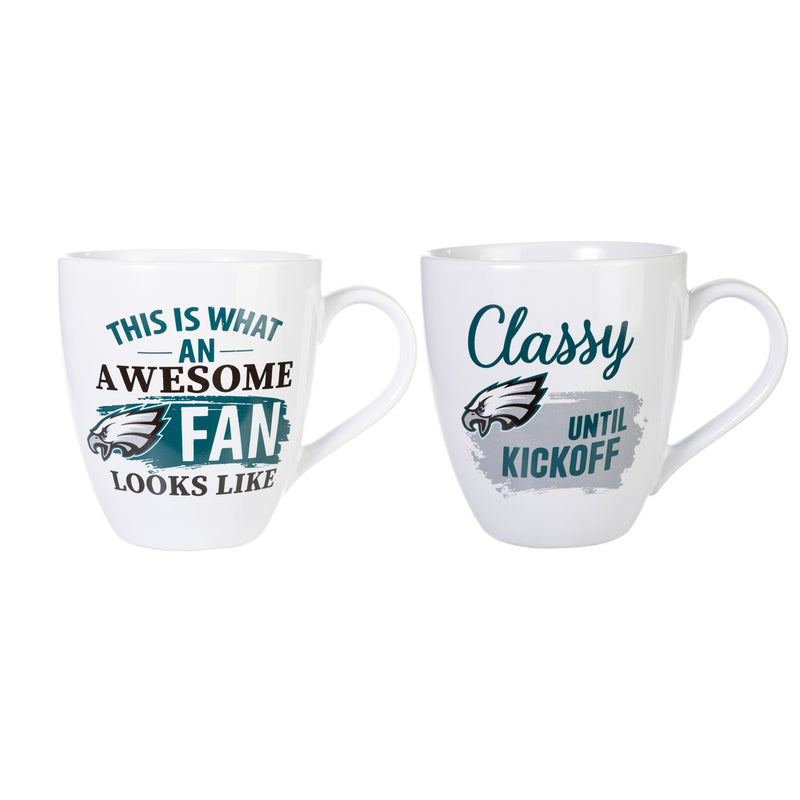 Philadelphia Eagles, Ceramic Cup O'Java 17oz Gift Set,3mcf3823