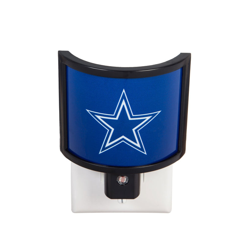 Team Sports America NFL Dallas Cowboys Glowing Auto Sensor Night Light - 4" Long x 4" Wide x 2" High