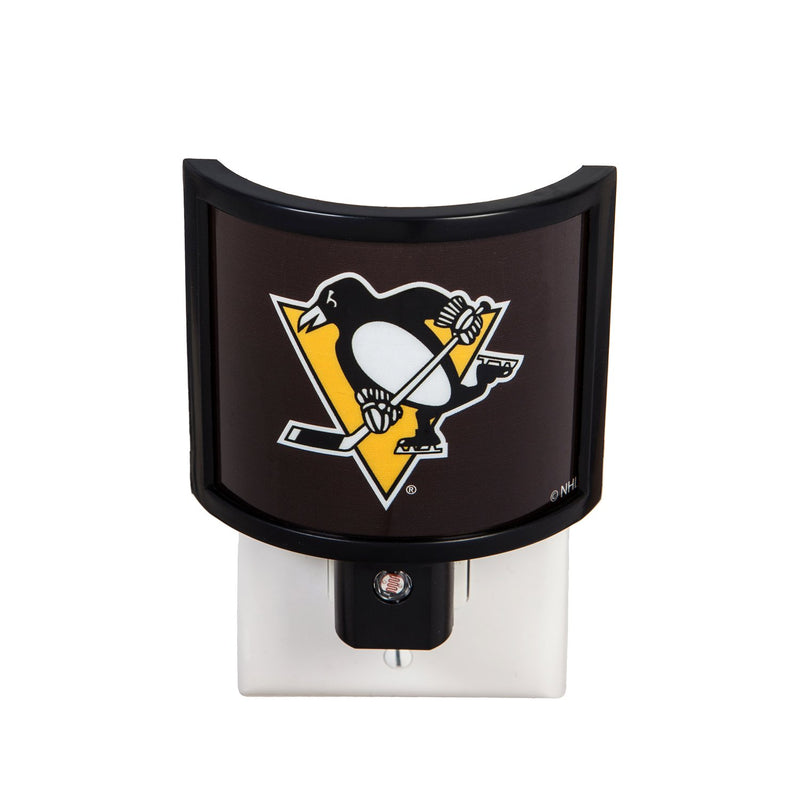 Team Sports America NHL Pittsburgh Penguins Glowing Auto Sensor Night Light - 4" Long x 4" Wide x 2" High