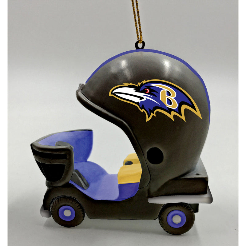 Team Sports America Baltimore Ravens Vintage Field Cart Team Ornament