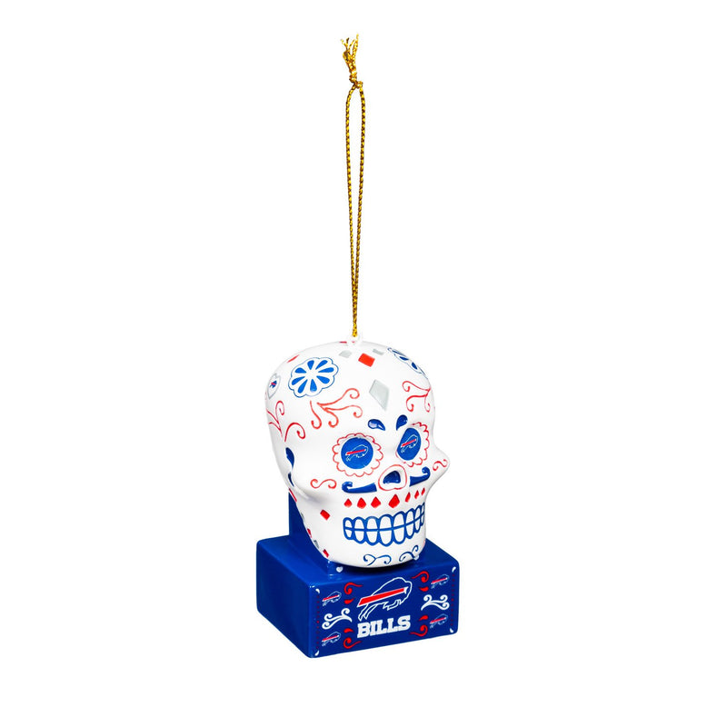 Buffalo Bills, Sugar Skull Orn,3ot3803sk