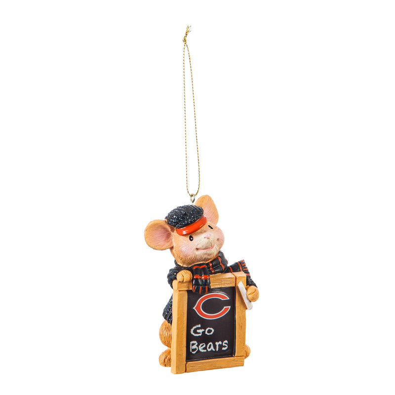 Chicago Bears, Holiday Mouse Ornament Officially Licensed Decorative Ornament for Sports Fans Ornament