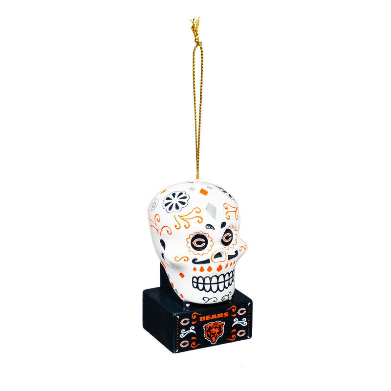 Chicago Bears, Sugar Skull Orn,3ot3805sk