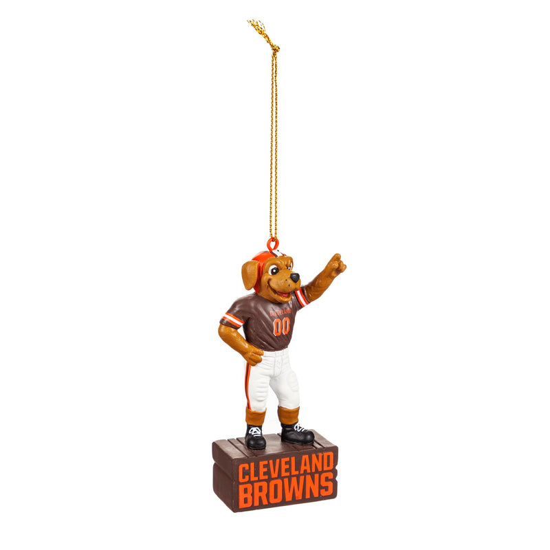 Cleveland Browns, Mascot Statue Ornament Officially Licensed Decorative Ornament for Sports Fans