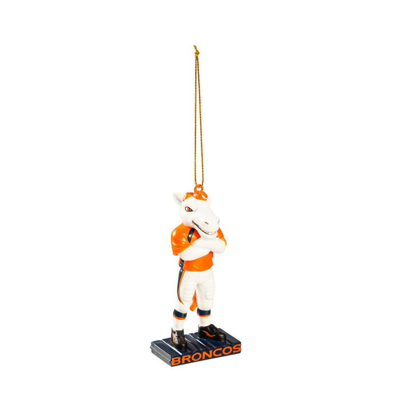 Denver Broncos, Mascot Statue Ornament Officially Licensed Decorative Ornament for Sports Fans