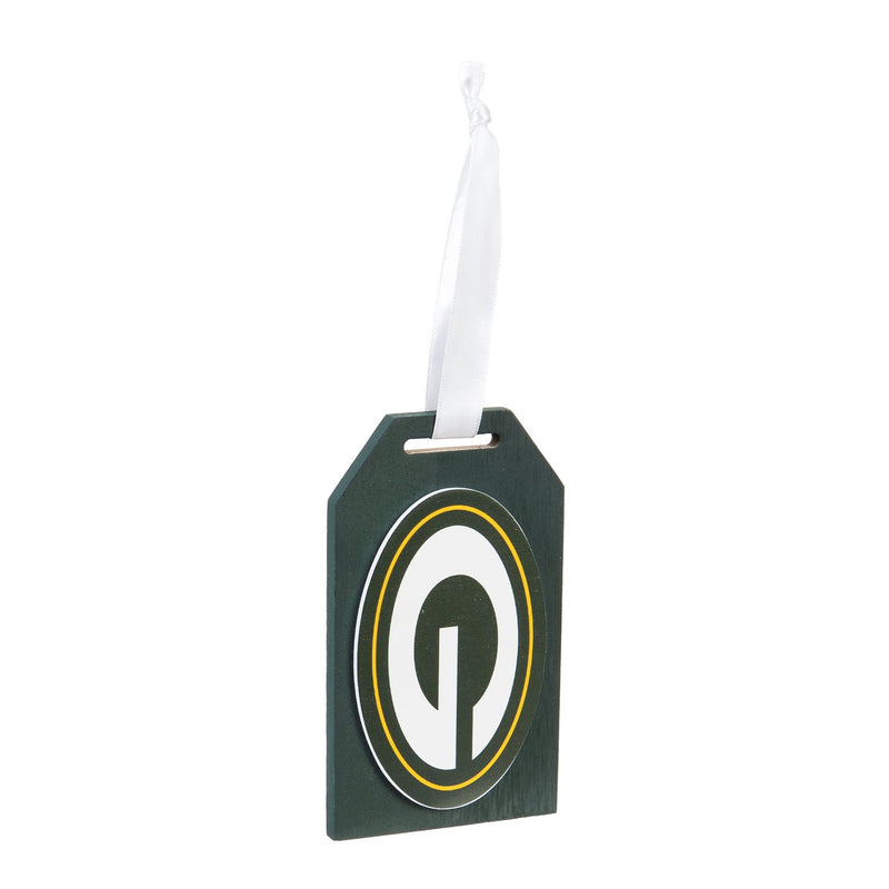 Team Sports America Green Bay Packers Team Logo Gift Tag Ornament