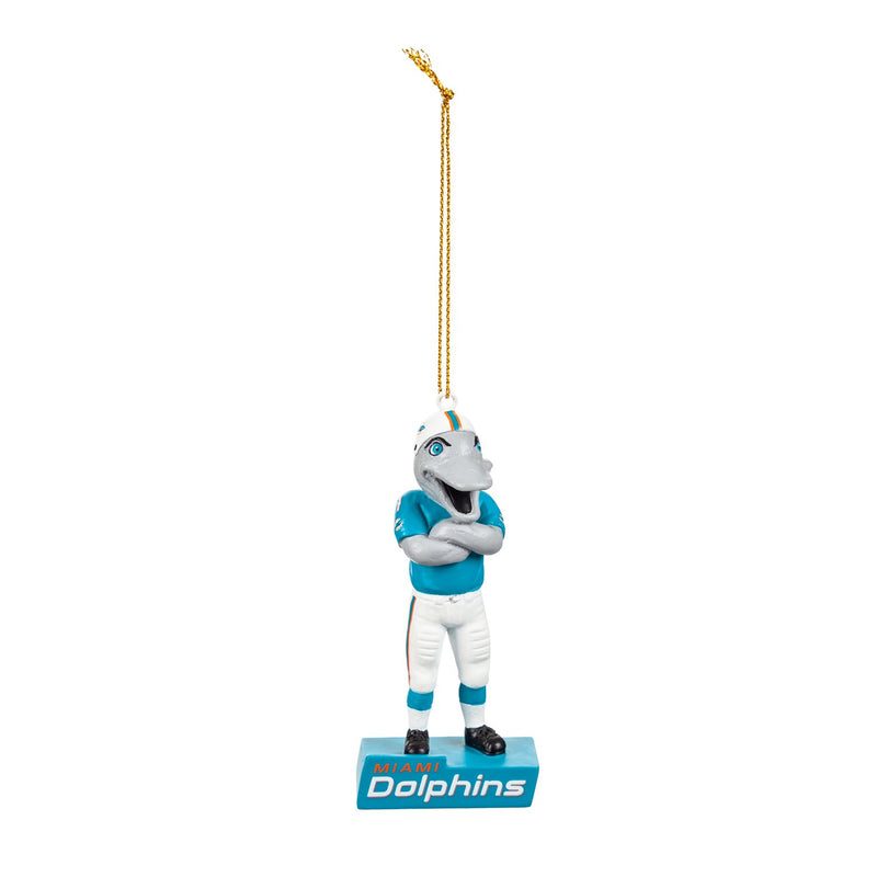 Miami Dolphins, Mascot Statue Ornament Officially Licensed Decorative Ornament for Sports Fans