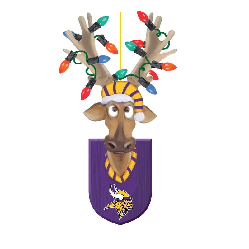 Minnesota Vikings, Resin Reindeer Orn,3ot3817rro