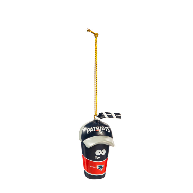 New England Patriots, Snack Pack Ornament Set Officially Licensed Decorative Ornament for Sports Fans
