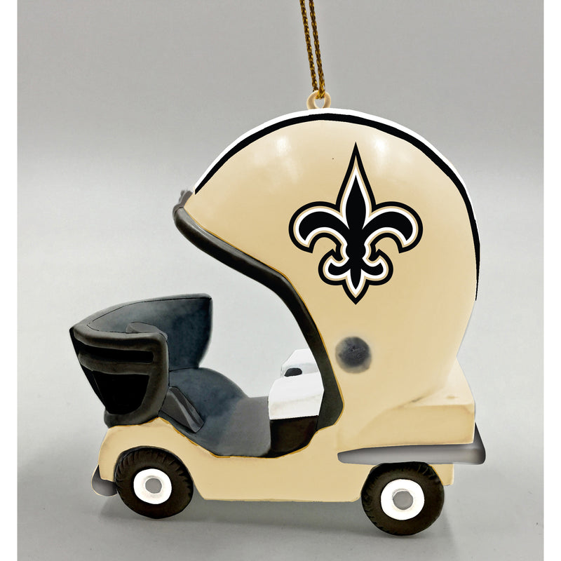 Team Sports America New Orleans Saints Vintage Field Cart Team Ornament