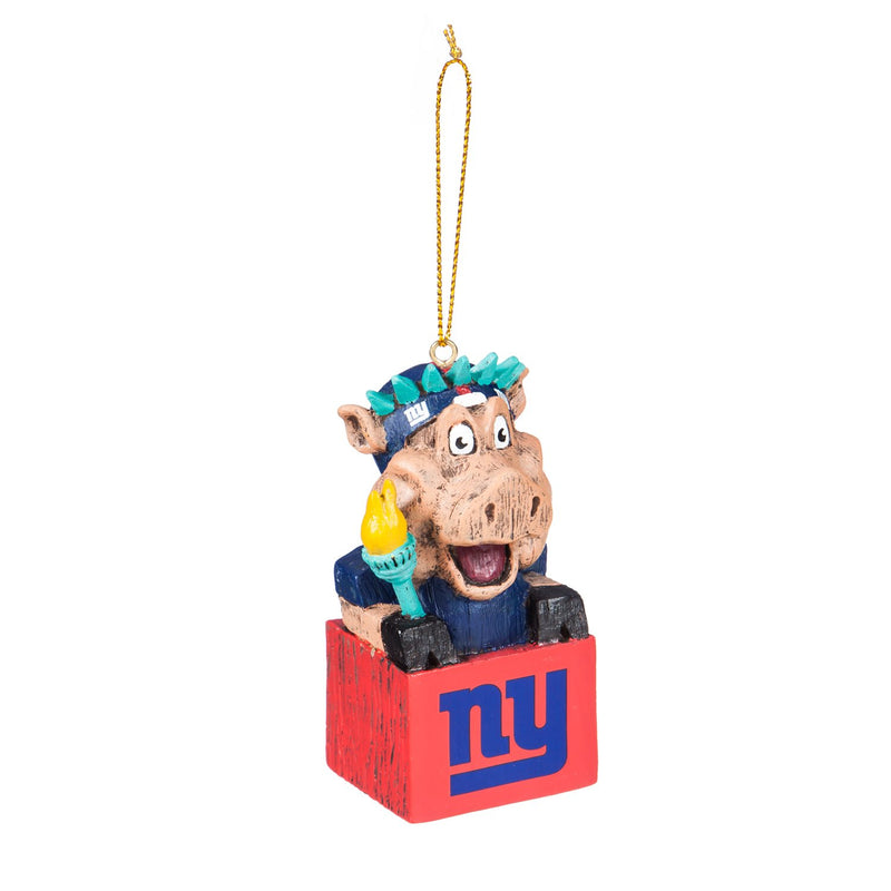 Team Sports America New York Giants NFL Tiki Totem Mascot Ornament