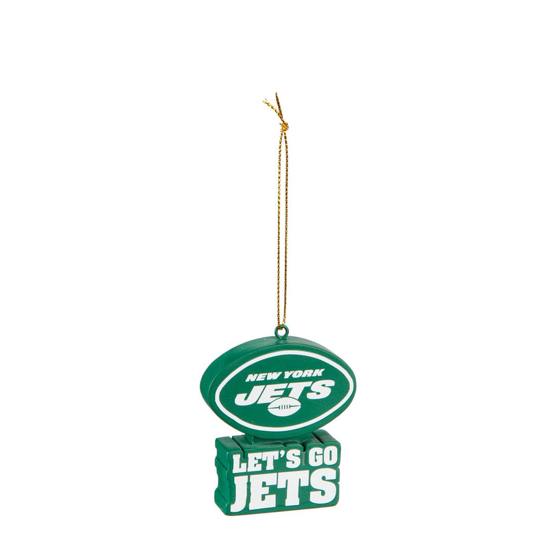 New York Jets, Mascot Statue Ornament Officially Licensed Decorative Ornament for Sports Fans
