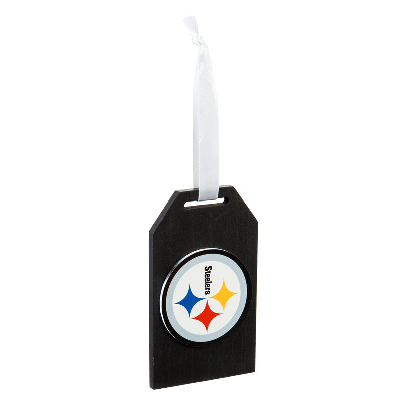 Evergreen Pittsburgh Steelers,Gift Tag Ornament, 3'' x 0.9 '' x 5'' inches