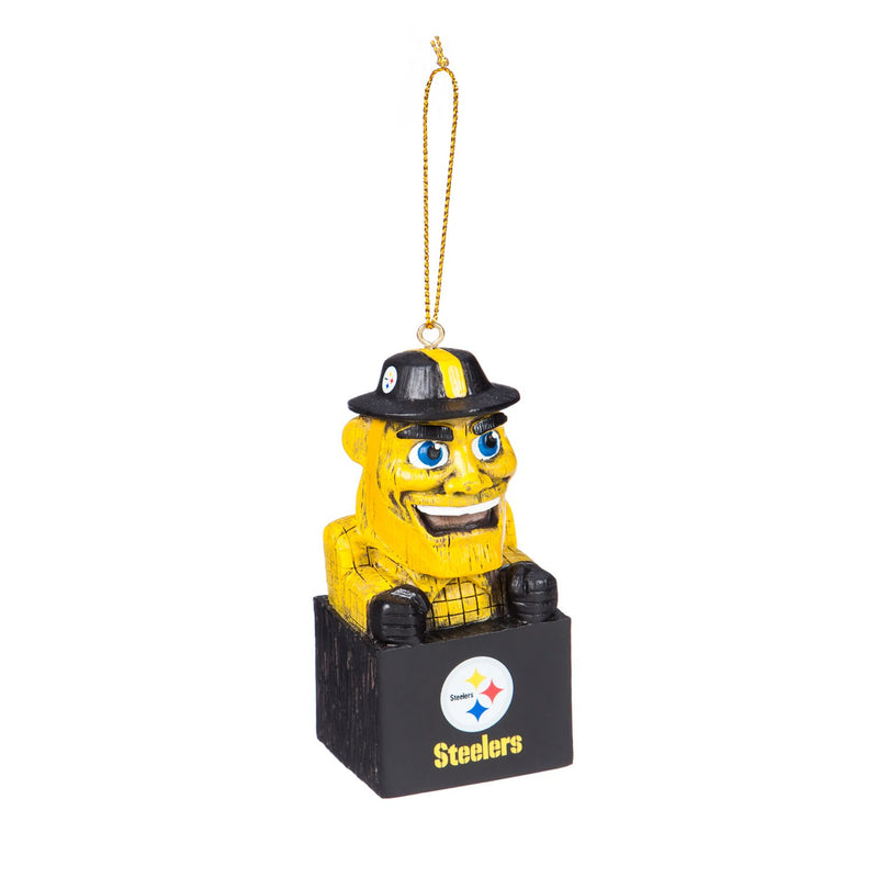 Team Sports America 3OT3824MAS Pittsburgh Steelers Mascot Ornament