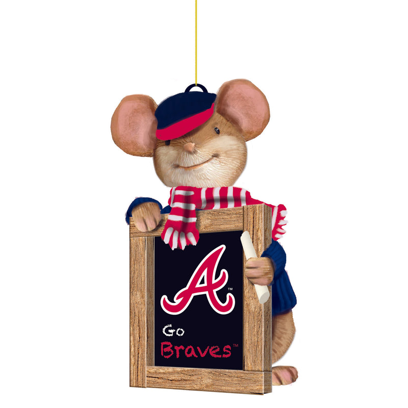 Atlanta Braves, Holiday Mouse Ornament