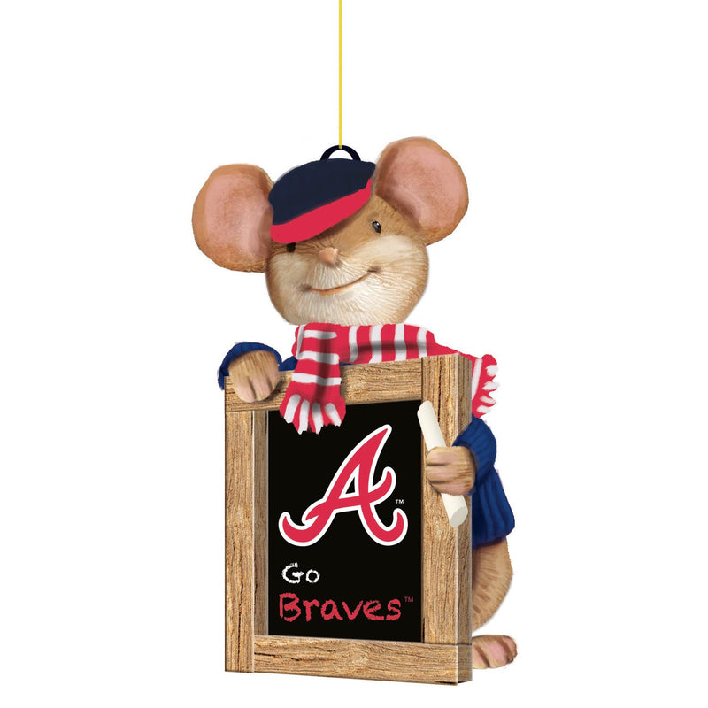 Atlanta Braves, Holiday Mouse Ornament