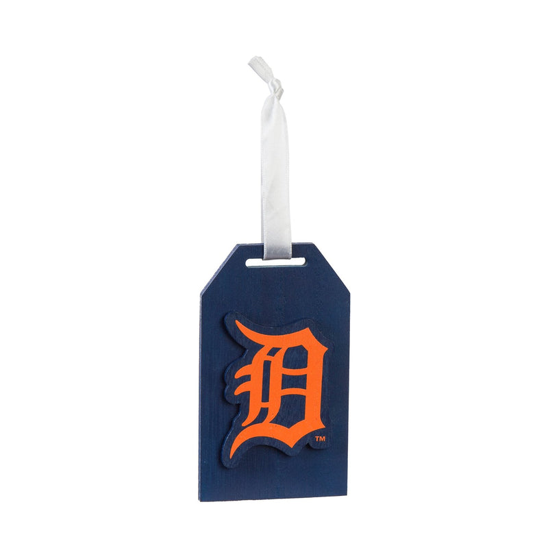 Evergreen Detroit Tigers,Gift Tag Ornament