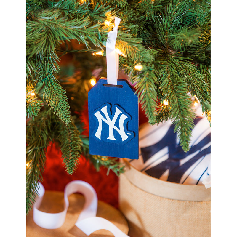 NY Yankees,Gift Tag Ornament