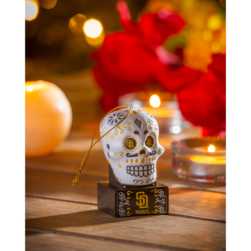 San Diego Padres, Sugar Skull Orn,3ot4222sk