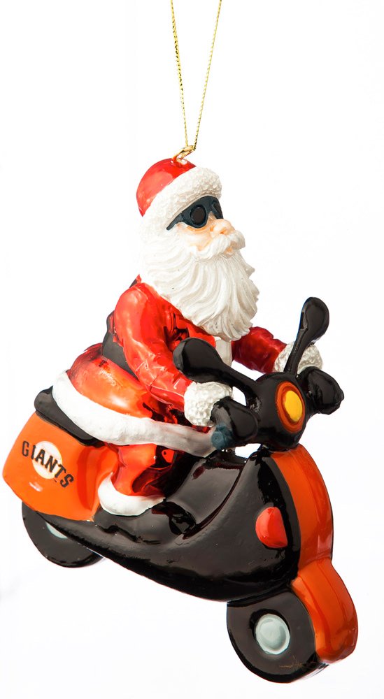 San Francisco Giants - Santa Gets There, Orn, Scooter,3ot4223sct