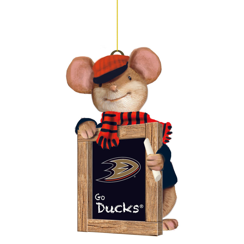 Anaheim Ducks, Holiday Mouse Ornament Officially Licensed Decorative Ornament for Sports Fans Ornament