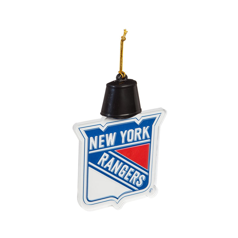 Team Sports America New York Rangers Radiant Lit Acrylic Team Icon Ornament