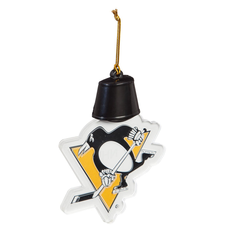 Team Sports America Pittsburgh Penguins Radiant Lit Acrylic Team Icon Ornament