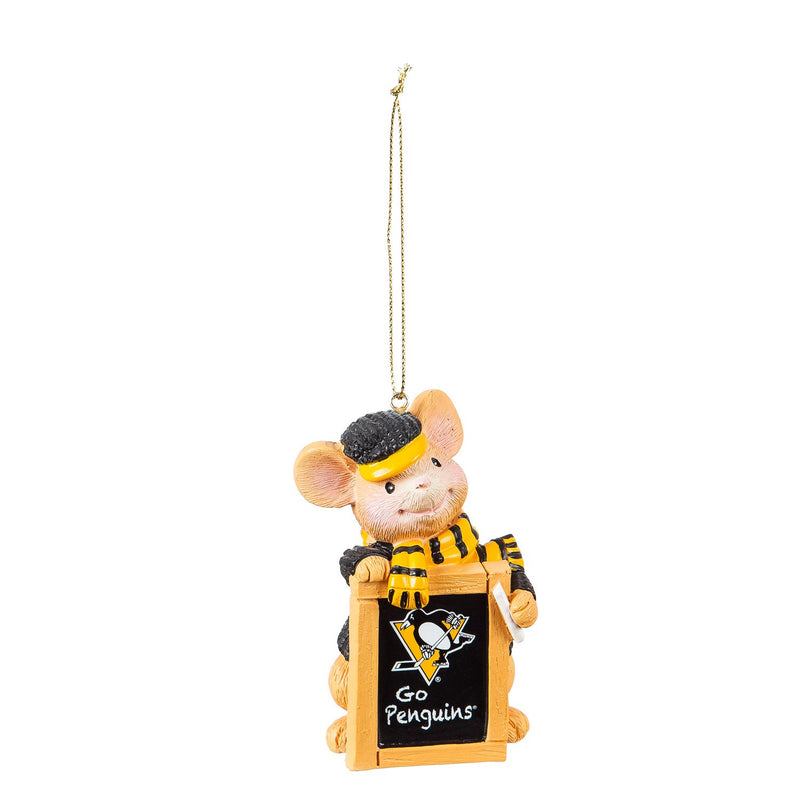 Pittsburgh Penguins, Holiday Mouse Ornament Officially Licensed Decorative Ornament for Sports Fans Ornament