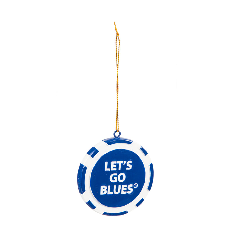 St Louis Blues, Game Chip Ornament,3ot4374pc