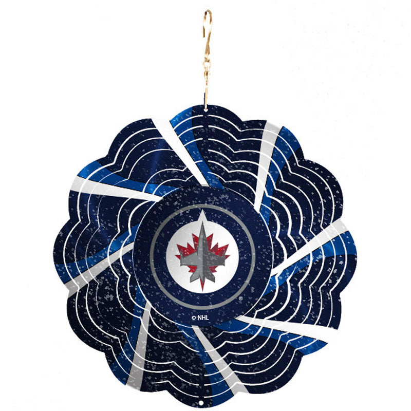 Winnipeg Jets Spectrum Spinner Christmas Ornament